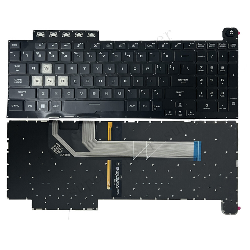 Gaming Keyboard Asus - Teclado Retroiluminado en Negro S++ para