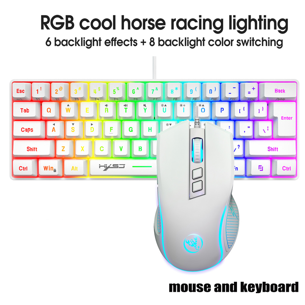 Gaming Keyboard Mouse Set - Kit de Teclado y Ratón Gamer,