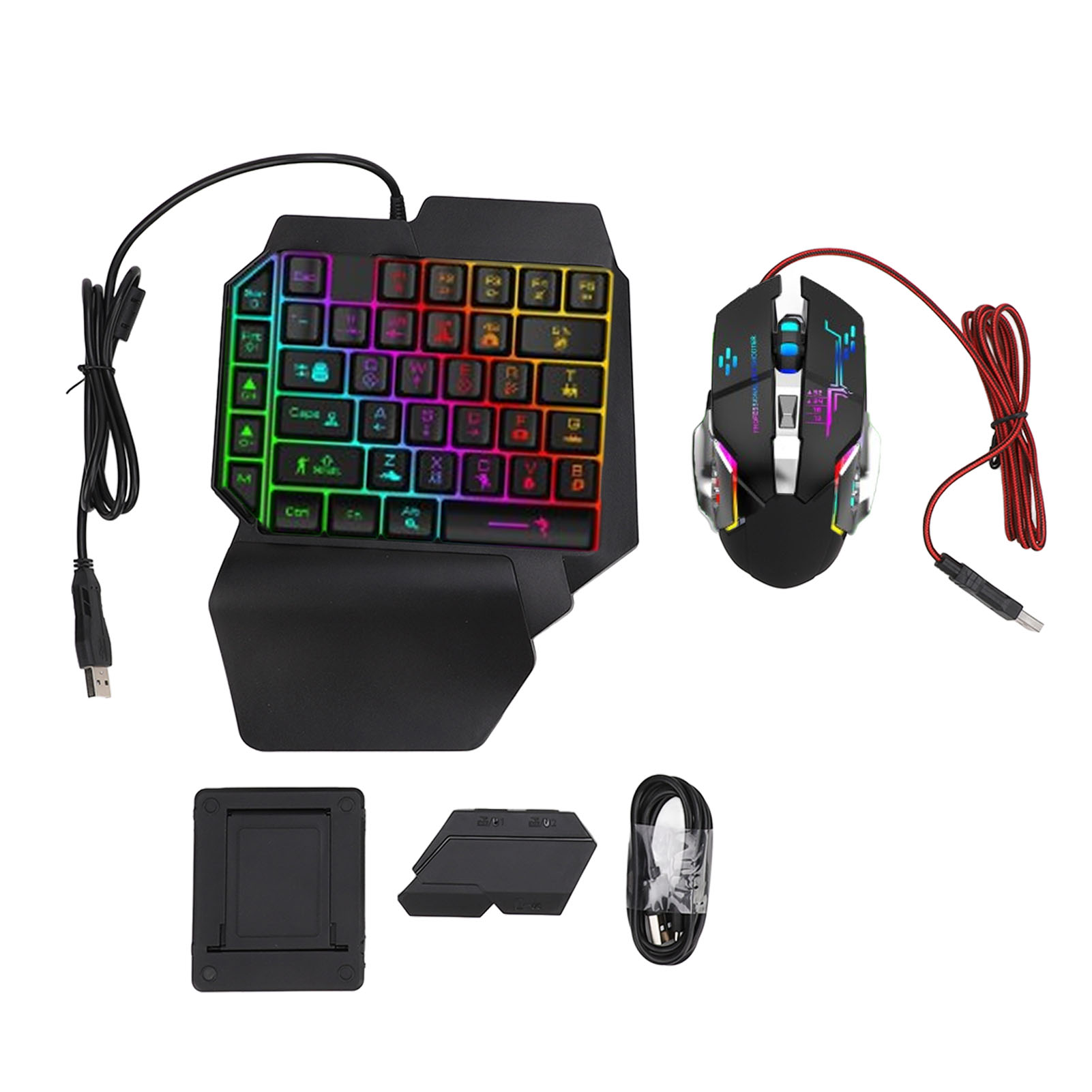 Gaming Keyboard Mouse Set - Conjunto de convertidor de teclado y