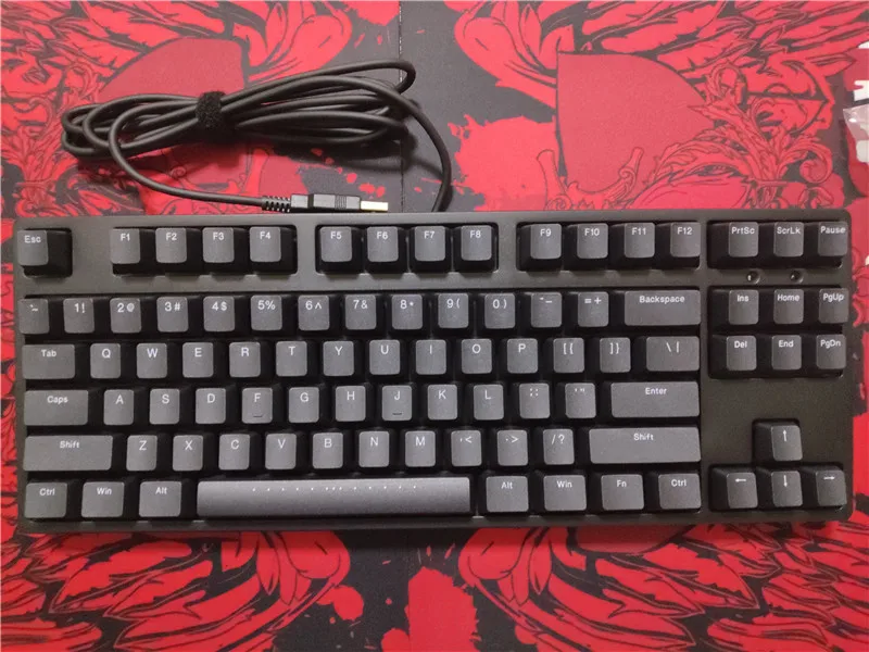 Gaming Keyboard Tkl - Teclado mecánico IKBC con cable Vintage