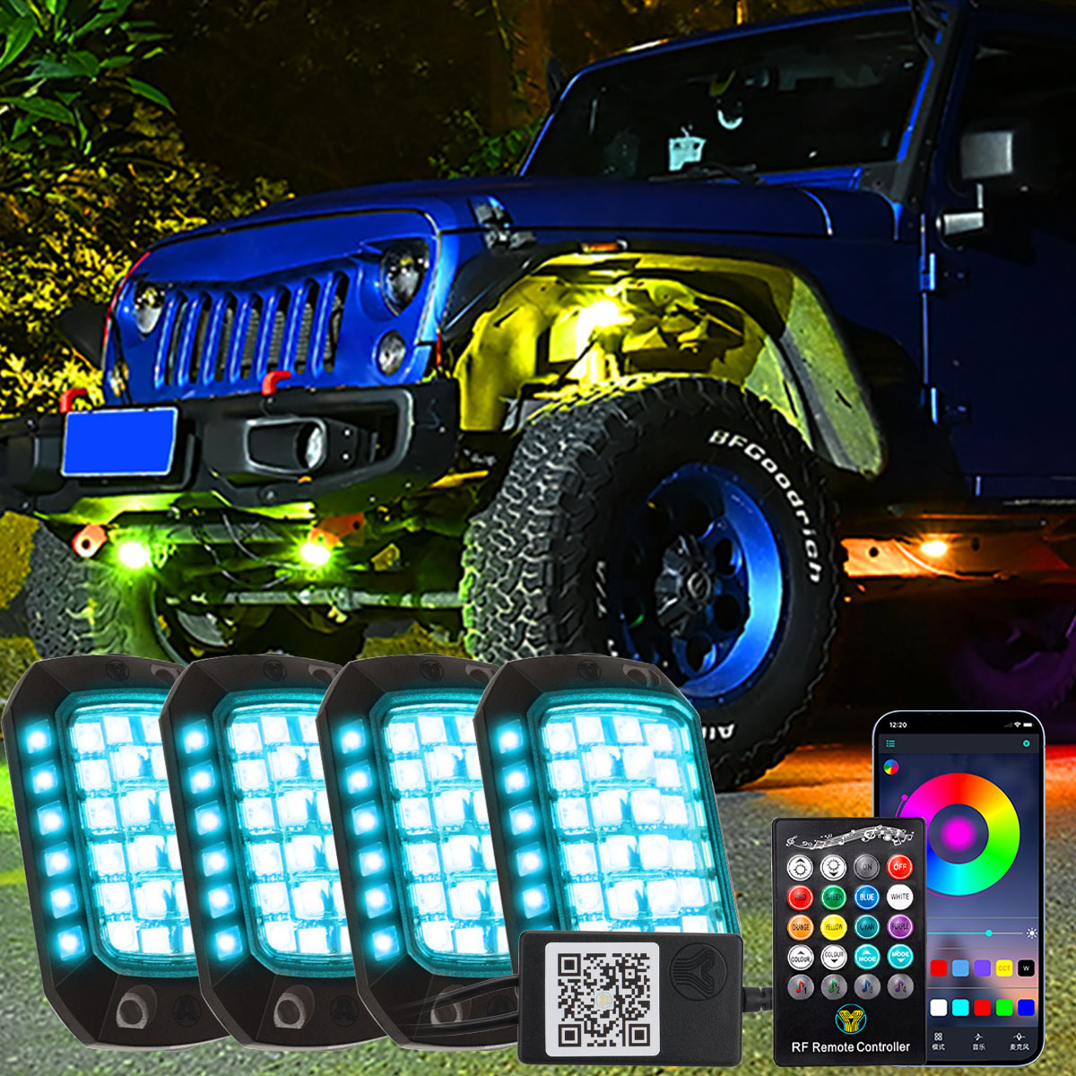 Rgb Underglow Strip - Tira de luces LED RGB para