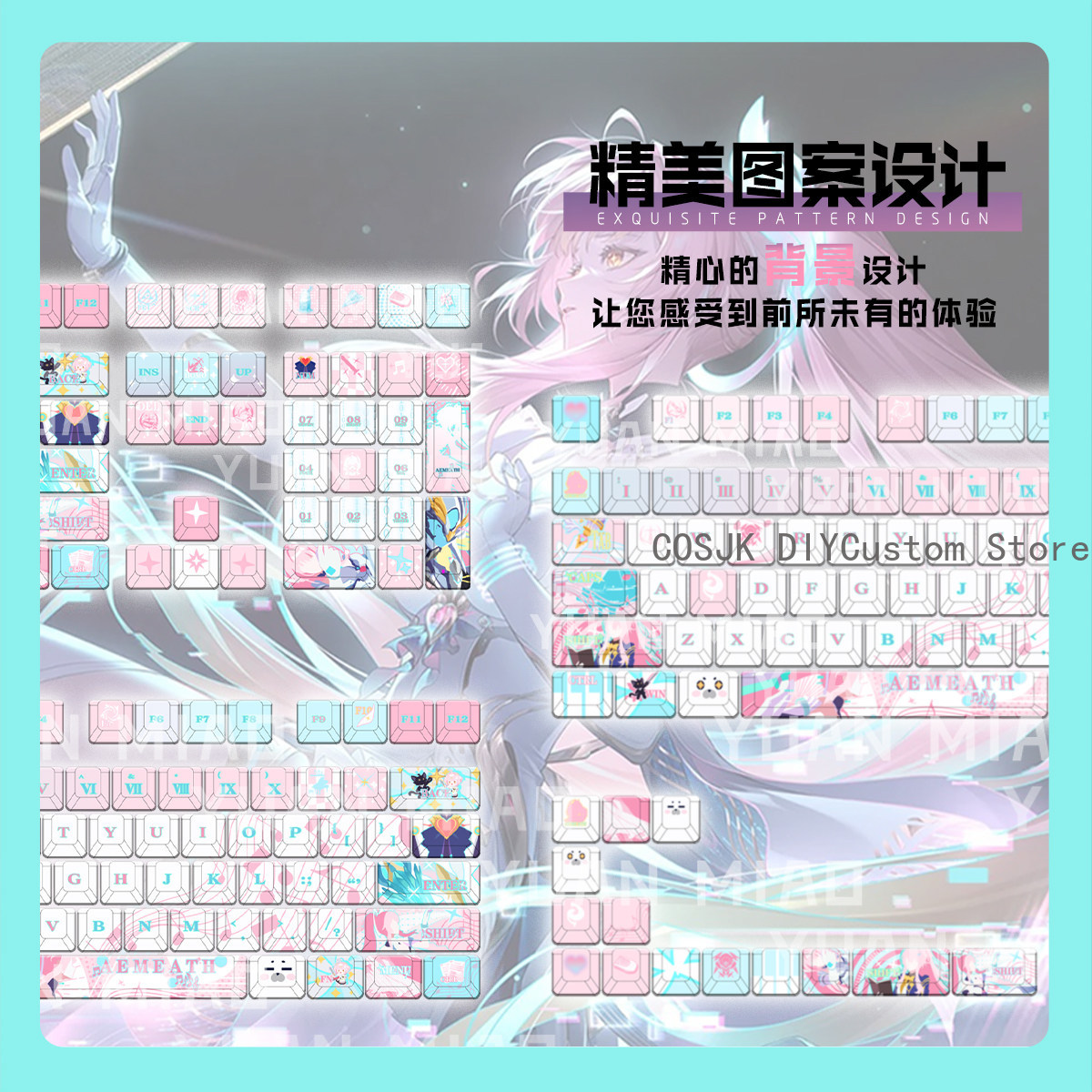 Teclas de Teclado Mecánico par - Gaming Keyboard Mechanical reseña y precio