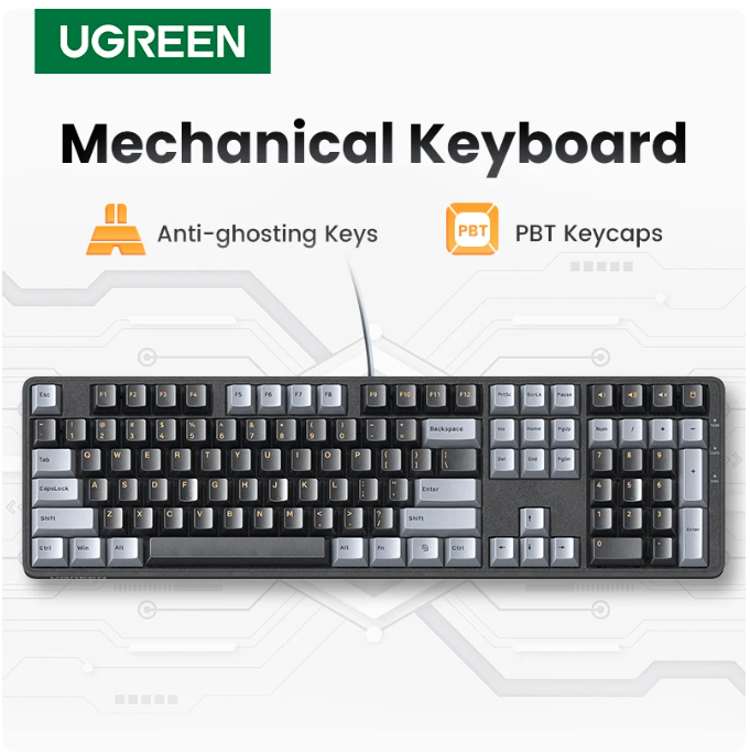 Teclado UGREEN Teclado mecánic - Gaming Keyboard Mechanical reseña y precio