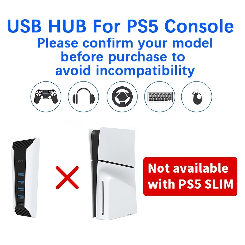Hub USB 5 en 1 para Consola PS - Gaming Keyboard Splitter reseña y precio