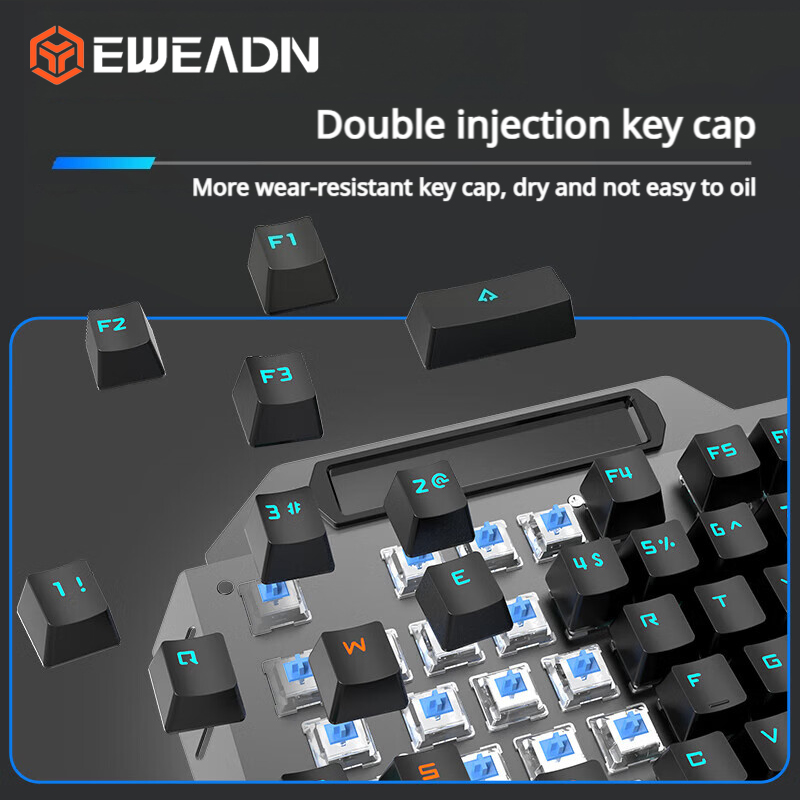 Teclado mecánico EWEADN TK900, - Keyboard Gaming Mac reseña y precio