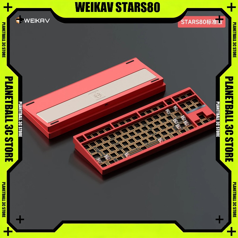 Teclado Mecánico WEIKAV STARS8 - Gaming Keyboard Tkl reseña y precio