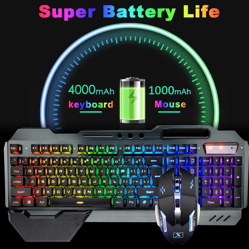 Combo de teclado y ratón inalá - Gaming Keyboard Mouse Set reseña y precio