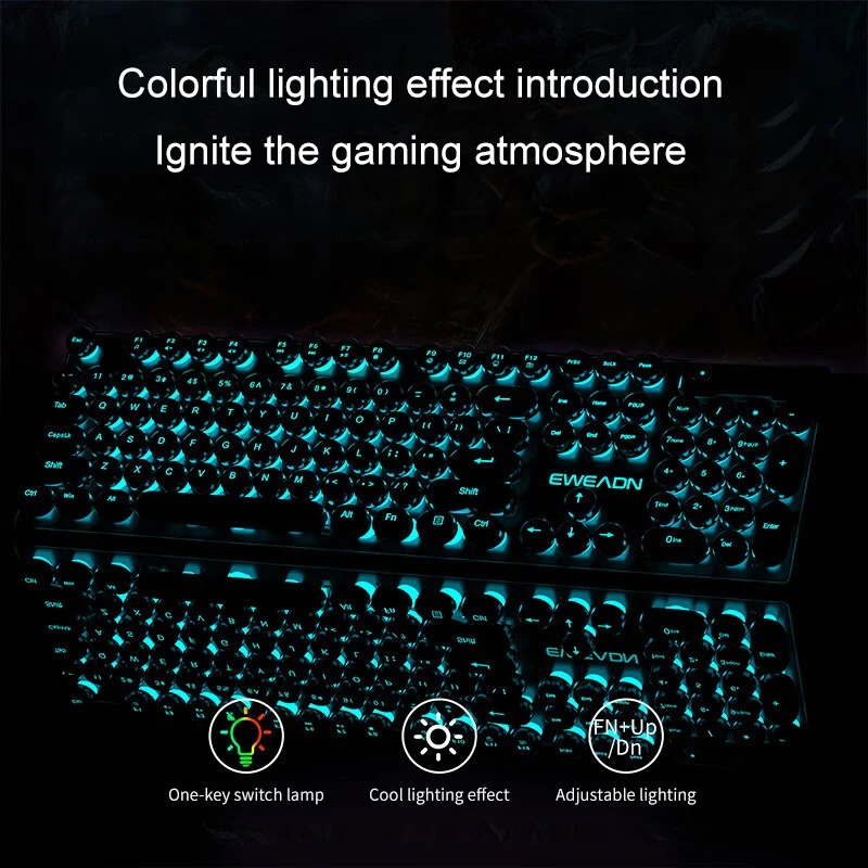 Conjunto de Teclado y Ratón Me - Gaming Keyboard Mechanical reseña y precio