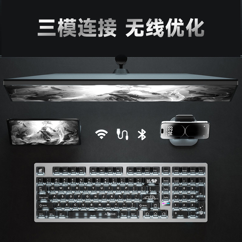 Teclado mecánico inalámbrico W - Gaming Keyboard Mechanical reseña y precio