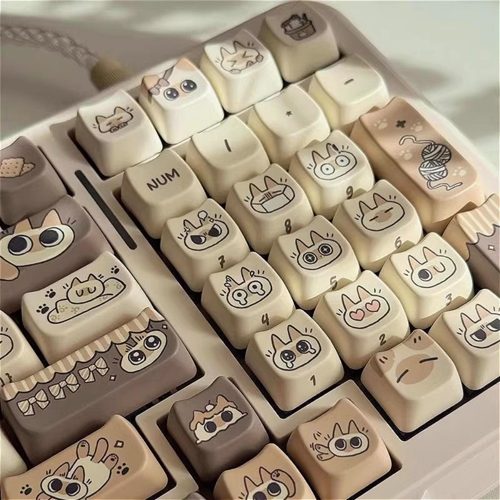 Lindo gato Keycap MAO perfil P - Gaming Keyboard Tkl reseña y precio