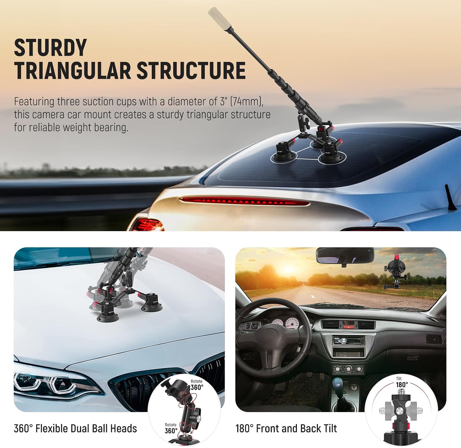 Soporte para Coche con Triple  - Stabilizer Screw In reseña y precio
