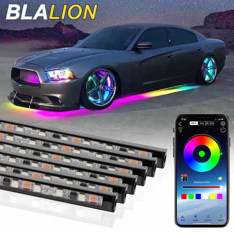 SEAMETAL-tira de luces LED Fle - Rgb Underglow Strip reseña y precio