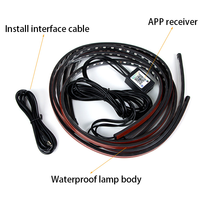 SEAMETAL-tira de luces LED Fle - Rgb Underglow Strip reseña y precio