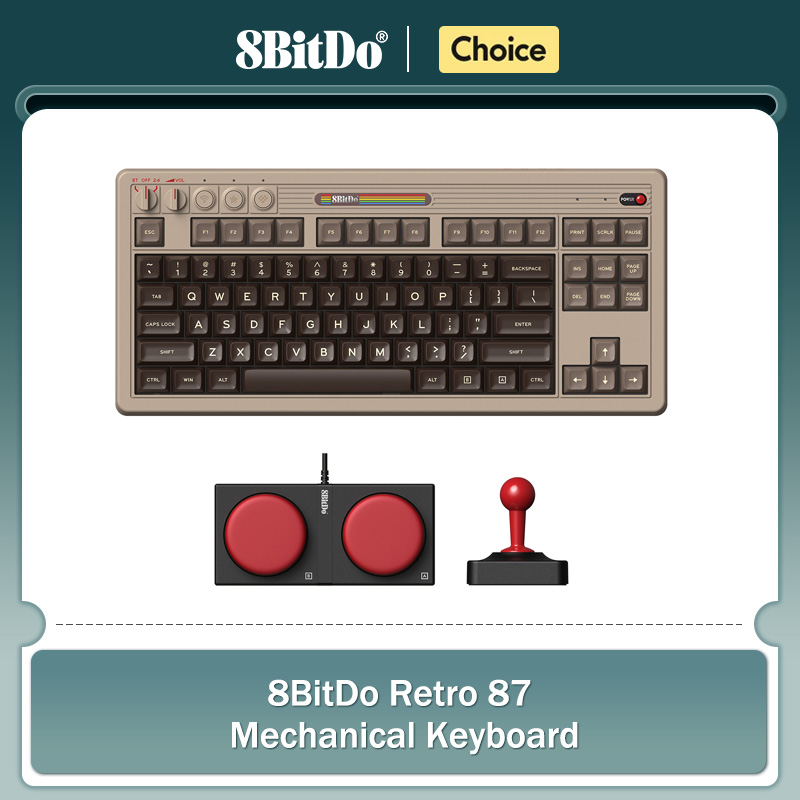 Teclado mecánico retro 8BitDo, - Gaming Keyboard Mechanical reseña y precio