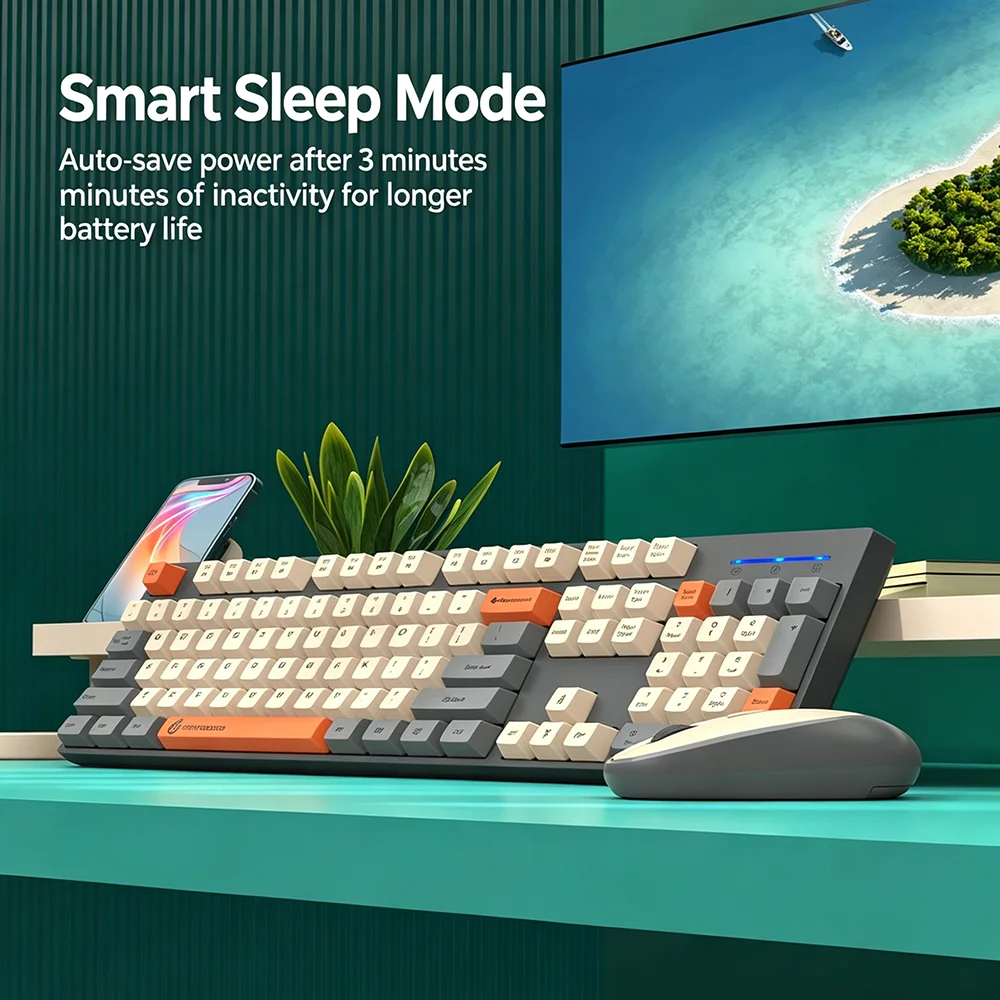 KEBIDUMEI-Juego combinado de t - Gaming Keyboard Mouse Set reseña y precio