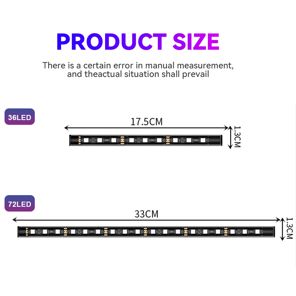 Tira de luces LED ambiental RG - Rgb Underglow Strip reseña y precio