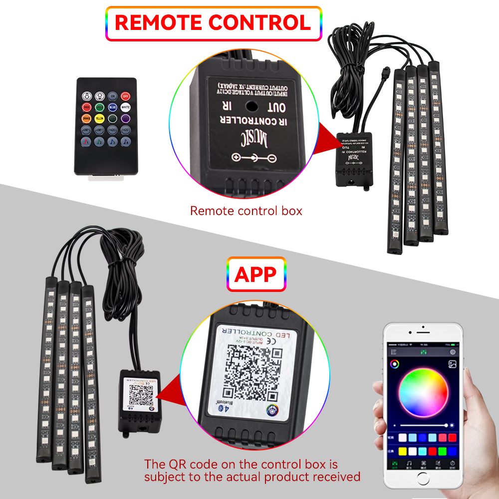 Tira de luces LED ambiental RG - Rgb Underglow Strip reseña y precio