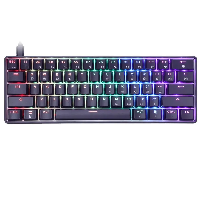 Dropshipping Skyloong Gk61 Sk6 - Gaming Keyboard Mechanical reseña y precio