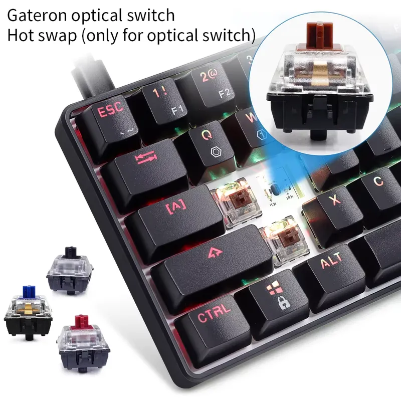 Dropshipping Skyloong Gk61 Sk6 - Gaming Keyboard Mechanical reseña y precio