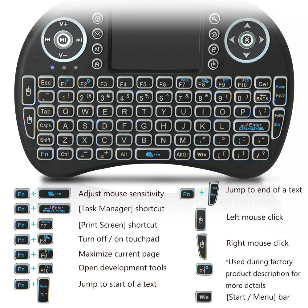 Mini teclado inalámbrico retro - Gaming Keyboard Mobile reseña y precio