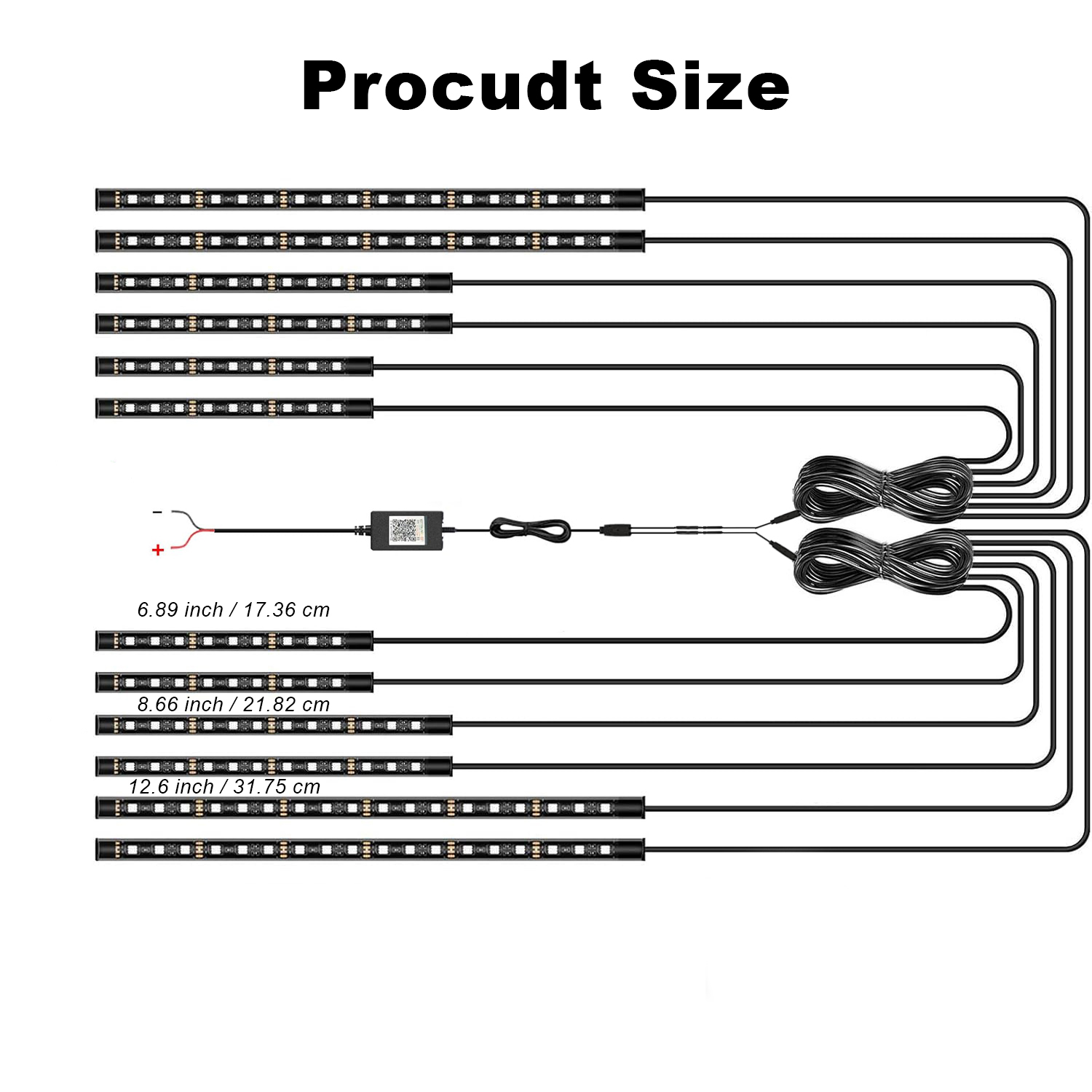 8 luces LED RGB para motocicle - Rgb Underglow Strip reseña y precio