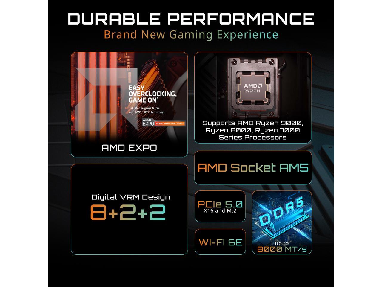 Placa base GIGABYTE B650E EAGL - Corsair Ram Vengeance 16Gb reseña y precio